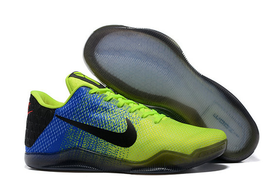 Nike Kobe 11 Shoes Green Blue Black